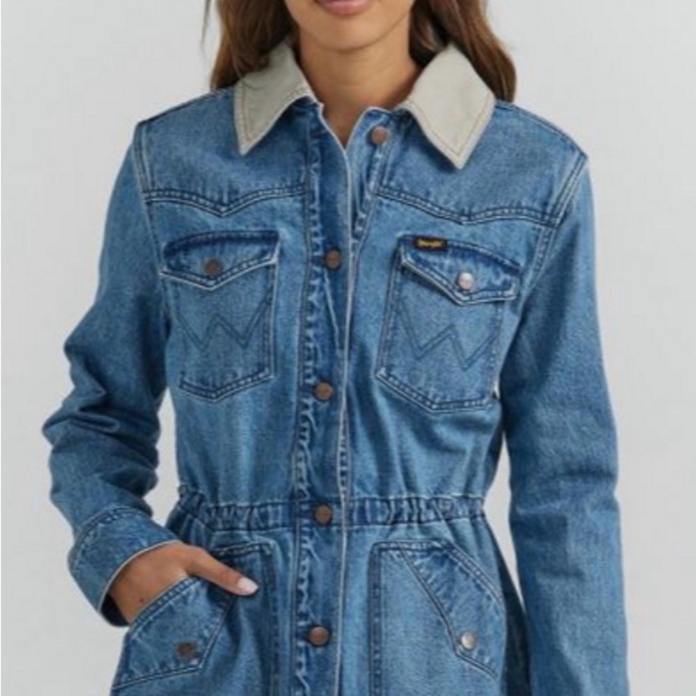 Wrangler Retro Blue Denim Barn Jacket
